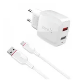 Zore General Mobile Gm 9 Go Zore Vest Micro 2 İn 1 2.4A Hızlı Şarj Seti