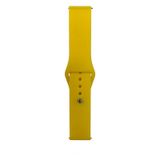 Zore Huawei Honor Magic 2 46mm Band Serisi 22mm Klasik Kordon Silikon Strap Kayış-sarı