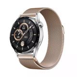Zore Huawei İle Uyumlu Gt2 46Mm Band-12 22Mm Metal Hasır Kordon