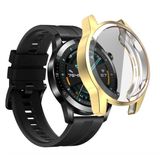 Zore Huawei ile uyumlu GT2 46mm Watch Gard 02 Ekran Koruyucu Gold