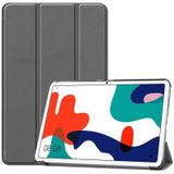 Zore Huawei MatePad 10.4 Smart Cover Standlı 1-1 Gri Kılıf