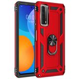 Zore Huawei P Smart 2021 Vega Yüzük Standlı Zırh Cep Telefonu Kılıfı