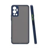 Zore İnfinix ile uyumlu Hot 12 Kılıf Zore Hux Kapak Lacivert