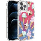ZORE iPhone 12 Pro Max Kılıf Renkli Desenli Sert Silikon Korn Kılıf NO9