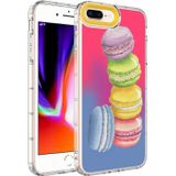 ZORE iPhone 8 Plus Kılıf Renkli Desenli Sert Silikon Zore Korn Kılıf NO12