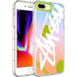 ZORE iPhone 8 Plus Kılıf Renkli Desenli Sert Silikon Zore Korn Kılıf NO2