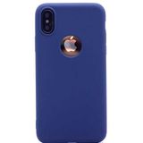 Zore iPhone XS Max 6.5 Thin Premium Kapak Mürdüm Silikon Kılıf