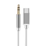 Zore JH-030 Type-C to 3.5mm Aux Çevirici Ses Adaptörü Beyaz