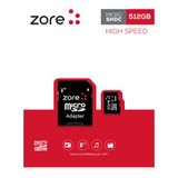 Zore Micro SD Hafıza Kartı 512GB Siyah