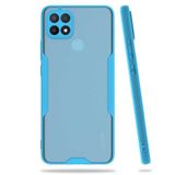 ZORE Oppo A15 Kılıf Zore Parfe Kenarları Pastel Renk Silikon Kılıf