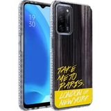 Zore Oppo A54 4G Airbag Kenarlı Renkli Desenli Silikon Elegans Kapak Kılıf