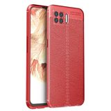 Zore Oppo İle Uyumlu A73 Kılıf Niss Silikon Kapak, Kırmızı