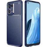 ZORE Oppo Reno 7 4G Kılıf Zore Negro Karbon Tasarım Silikon Kılıf