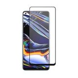 Zore Realme 7 Kenarları Kırılmaya Dayanıklı Cam Siyah Ekran Koruyucu