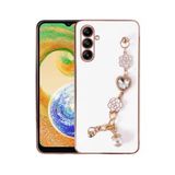 Zore Samsung Galaxy A04S El Tutamaçlı Kamera Korumalı Taka Silikon Kapak Cep Telefonu Kılıfı