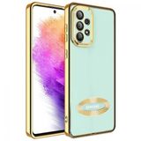 Zore Samsung Galaxy A53 5G Kamera Korumalı Logo Gösteren Omega Kapak Kılıf
