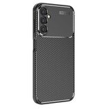 Zore Samsung Galaxy M34 5G Karbon Görünümlü Negro Silikon Kapak Cep Telefonu Kılıfı