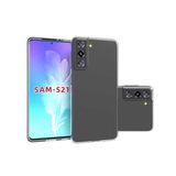 Zore Samsung Galaxy S21 Süper Silikon Kapak Şeffaf Kılıf