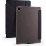 Zore Samsung Galaxy Tab A7 10.4 T500 2020 Tri Folding Kalem Bölmeli Standlı - Siyah Kılıf