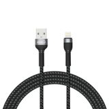 Zore Shira Serisi 2 mt Siyah Lightning USB Kablo