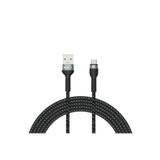 Zore Shira Serisi 3 mt Siyah Micro USB Kablo
