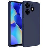 Zore Tecno ile uyumlu Spark 10 Pro Kılıf Zore Mara Lansman Kapak Lacivert