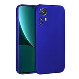 Zore Xiaomi ile uyumlu Mi 12 Lite Kılıf Zore Premier Silikon Kapak Saks Mavi
