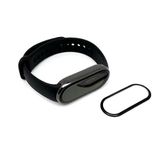 Zore Xiaomi İle Uyumlu Mi Band 8 PMMA Pet Saat Ekran Koruyucu, Siyah