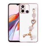 Zore Xiaomi ile uyumlu Redmi 12C Kılıf El Tutamaçlı Kamera Korumalı Zore Taka Silikon Kapak Beyaz
