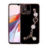 Zore Xiaomi ile uyumlu Redmi 12C Kılıf El Tutamaçlı Kamera Korumalı Zore Taka Silikon Kapak Siyah