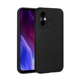 Zore Xiaomi ile uyumlu Redmi 12C Kılıf Zore Premier Silikon Kapak Siyah