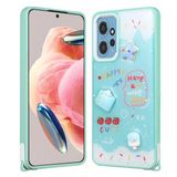 Zore Xiaomi İle Uyumlu Redmi Note 12 4G Kılıf Parlayan Simli Kabartma Figürlü Cevze Kapak