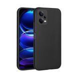 Zore Xiaomi ile uyumlu Redmi Note 12 5G Kılıf Zore Premier Silikon Kapak Siyah