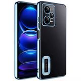 Zore Xiaomi İle Uyumlu Redmi Note 12 Pro 5G Kılıf Kamera Korumalı Logo Gösteren Omega Kapak
