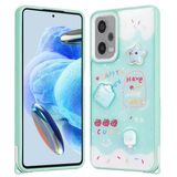Zore Xiaomi İle Uyumlu Redmi Note 12 Pro Plus 5G Kılıf Parlayan Simli Kabartma Figürlü Cevze Kapak