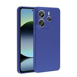 Zore Xiaomi ile uyumlu Redmi Note 14 4G Kılıf Zore Premier Silikon Kapak Saks Mavi