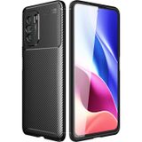 ZORE Xiaomi Poco F3 Kılıf Zore Negro Karbon Tasarım Silikon Kılıf