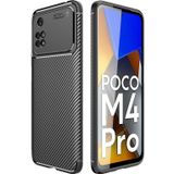 ZORE Xiaomi Poco M4 Pro 4G Kılıf Zore Negro Karbon Tasarım Silikon Kılıf