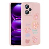 ZORE Xiaomi Redmi Note 12 4G Kılıf Kabartma Figürlü Parlak Zore Toys Silikon Kapak