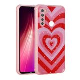 Zore Xiaomi Redmi Note 8 Simli Desenli Kamera Korumalı Parlak Popy Kapak Kılıf