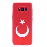 Zore ZO_T4783 Samsung Galaxy S8 Plus Bayrak Arka Kapak Koruma Silikon Kılıf