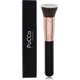 Zoreya Gold Flat Düz Kabuki Fondöten Fırça Likit,sıvı, Bb Krem,toz Yüz Fırçası