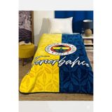 Zorlu 160x200 Fenerbahçe Lisanslı Tek Kişilik Taraftar Battaniyesi - Yumuşak Dokulu & Canlı Baskı