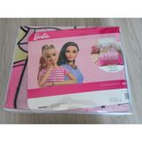 Zorlu Lisanslı Barbie Tek Kişilik Battaniye Pembe Desenli 160 x 220 cm Polyester Kumaş