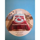 Zorlu Lisanslı Trabzonspor Battaniye Tek Kişilik - Bordo - 160 x 220 cm