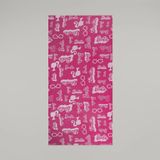 Zorluteks Karakter Lisanslı Plaj Havlusu 75x150 cm Pembe