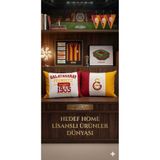 Zorluteks Lisanslı Galatasaray Taraftar Desenli Yastık Kılıfı-50x70 cm (Tekli) %100 Pamuk