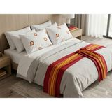 Zorlutekstil Taç Galatasaray Yastık Kılıfı - Beyaz - 50 X 70