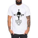 Zorro One Manga Herren Ruffy T-Shirt Anime Piece - Beyaz