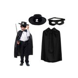 Zorro Pelerin Şapkası ve Maske Seti Çocuk Boy TYCECAF86F18F7886DB332200